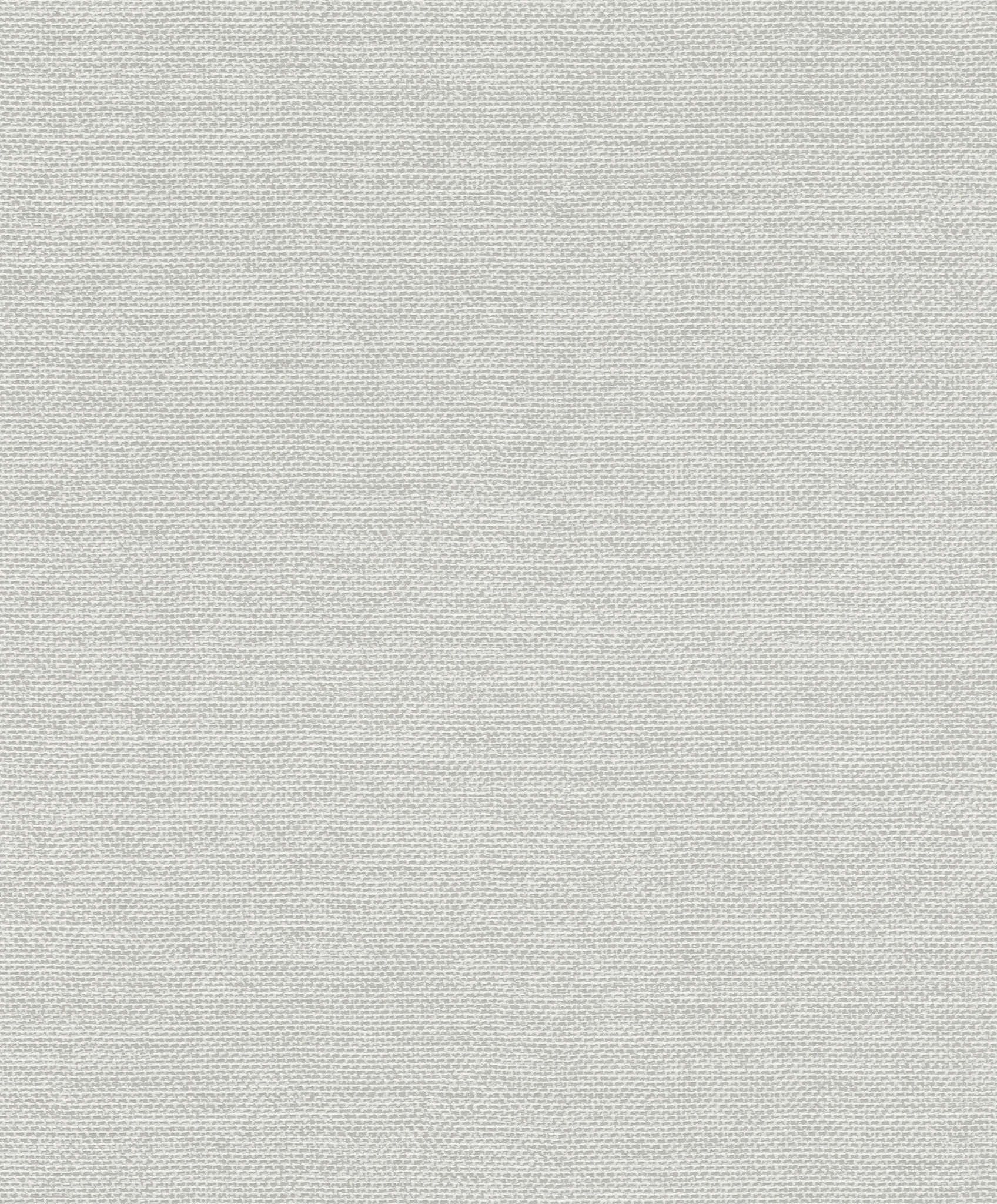 10-312133 Artikelscan 1 Plain, light grey wallpaper with a textile-like texture for modern interiors.