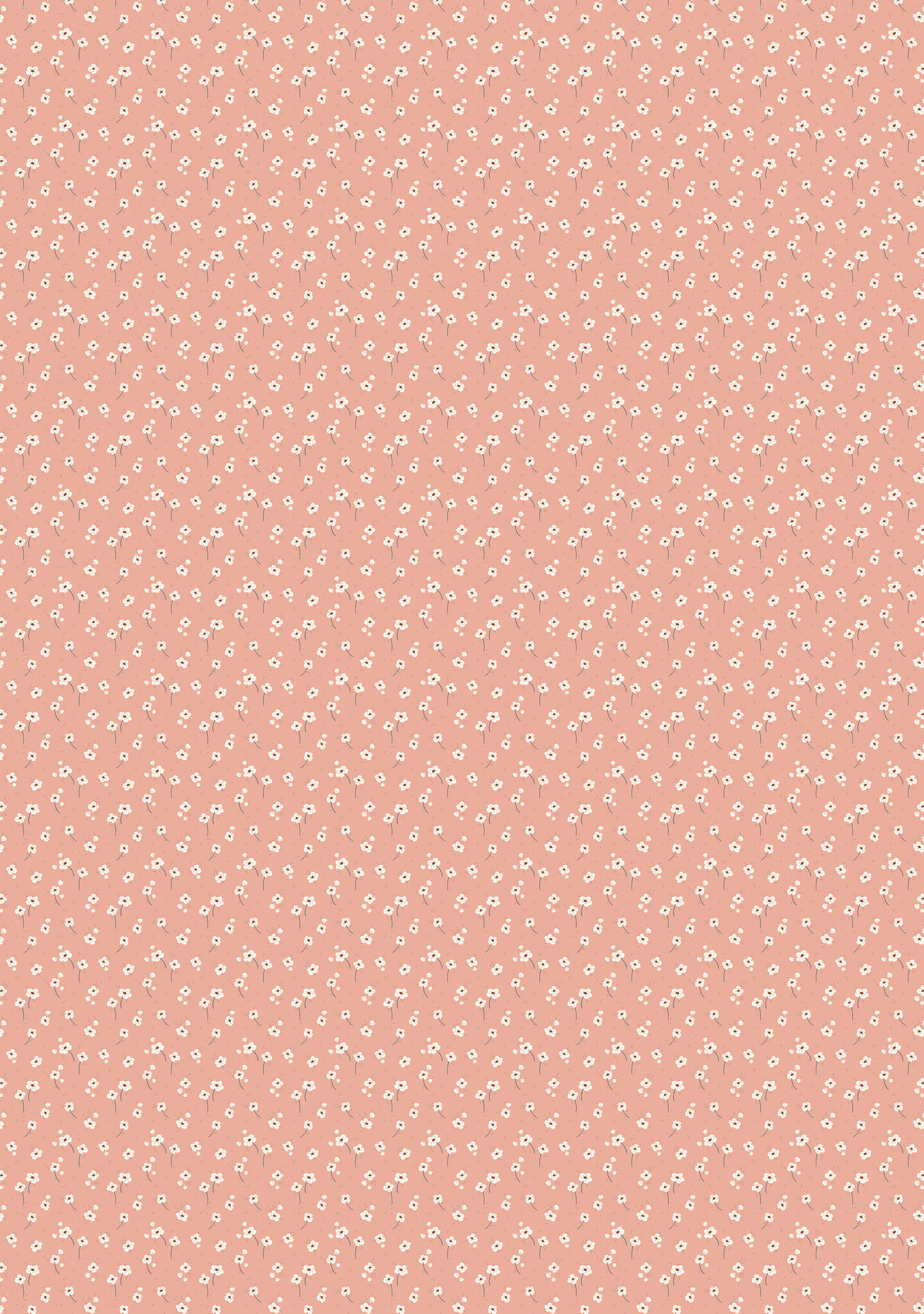 10-300080 Artikelscan 1 Wall mural Little Flowers in Orange | Roomblush - RB003-RC