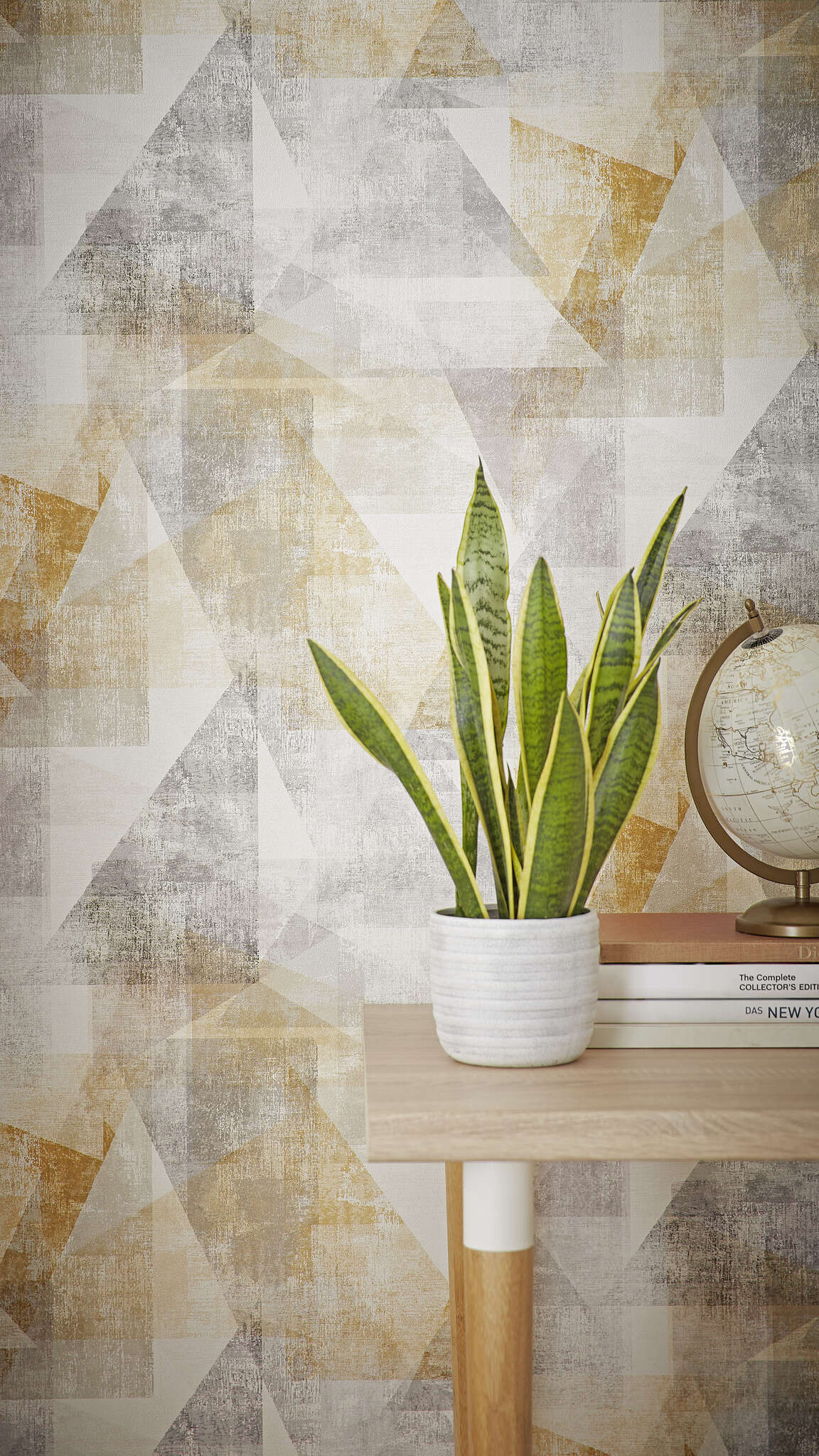 10-617948 Raumbilder 1 Graphic non-woven wallpaper in yellow-curry The best (2025) 617948