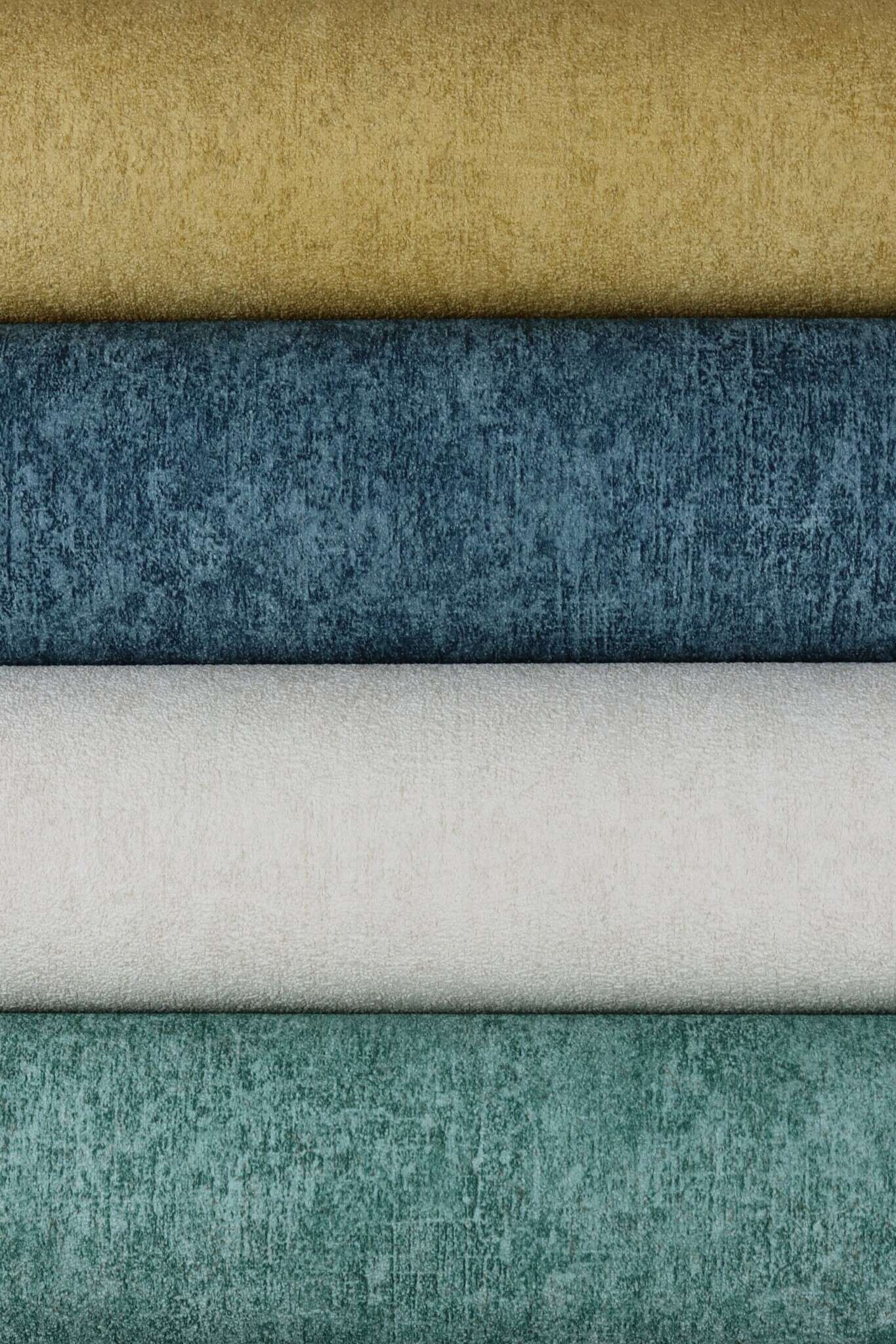 10-617153 Detailaufnahmen 4 Non-woven wallpaper with plaster look in petrol 617153