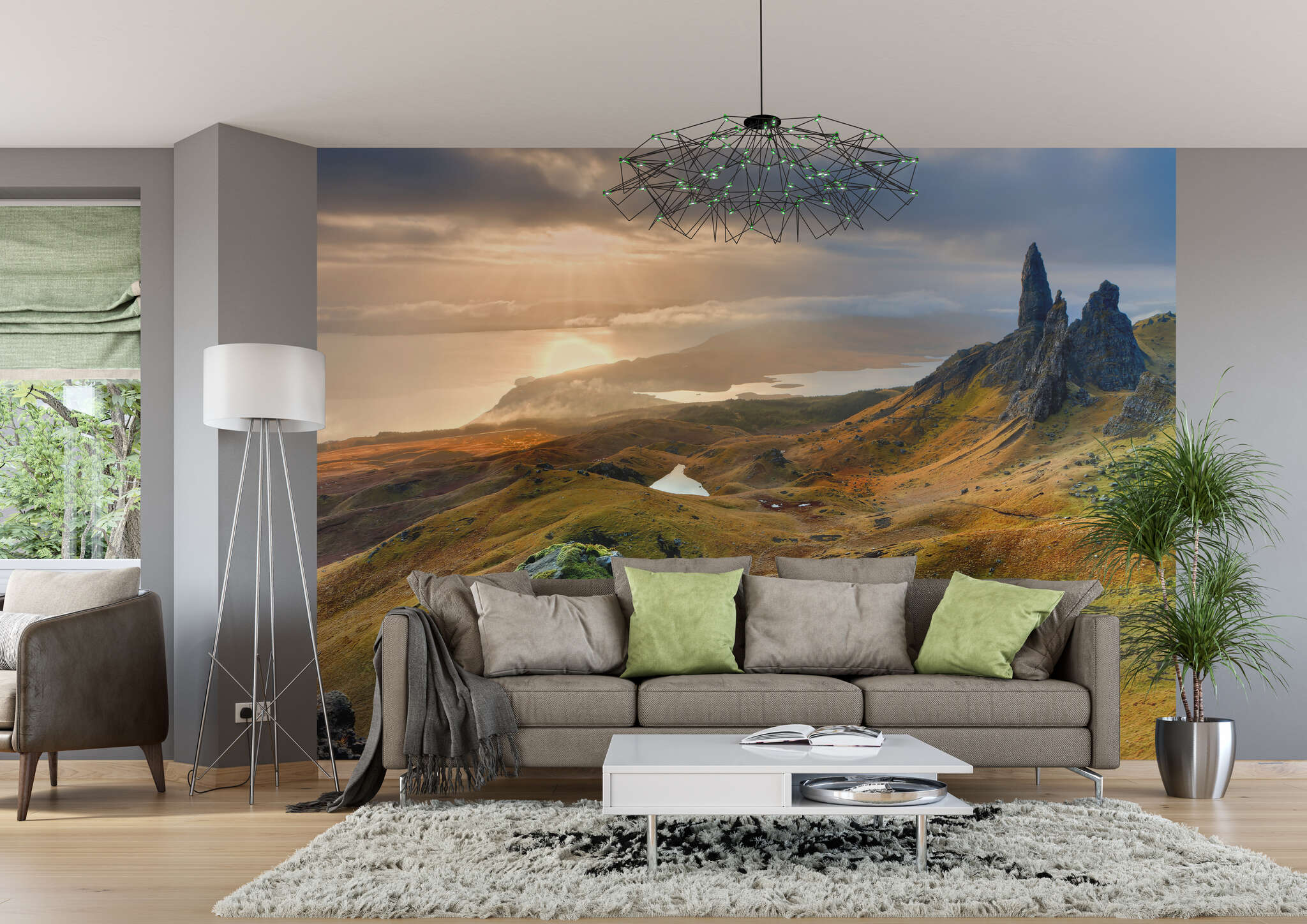 10-862416 Raumbilder 1 Mountain landscape wall mural 862416