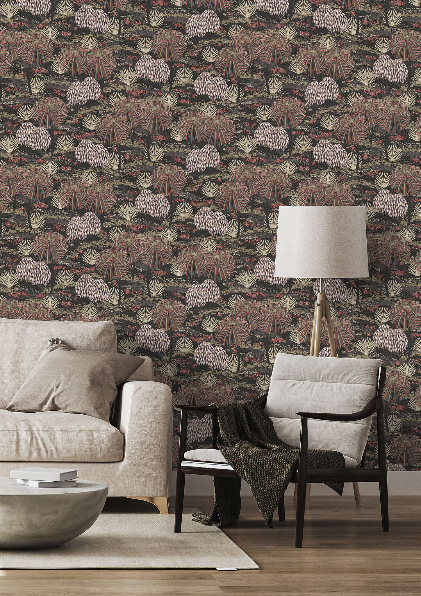 10-868616 Raumbilder 1 Room with Wallpaper with fantasy garden