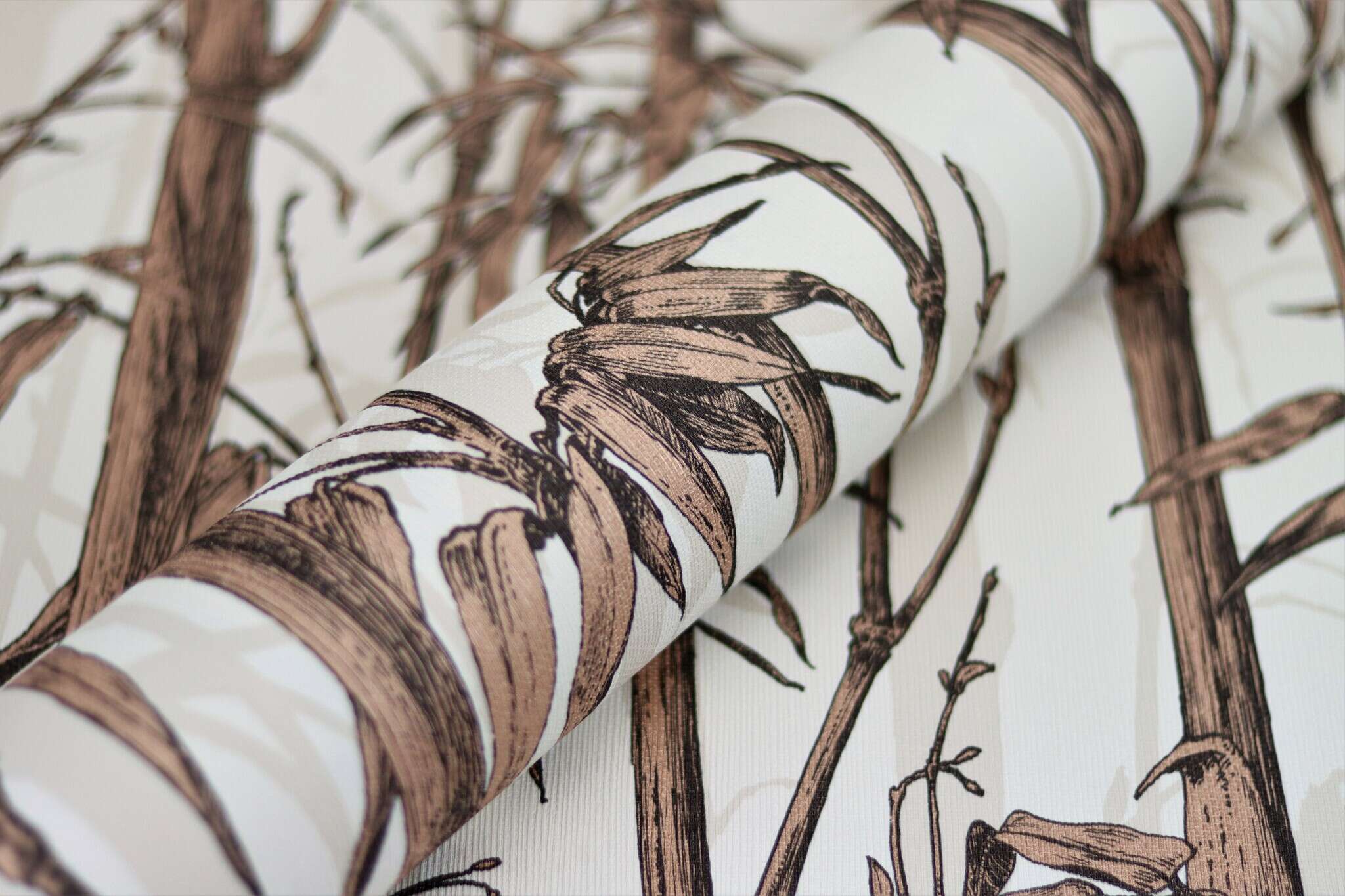 10-484878 Detailaufnahmen 14 Non-woven wallpaper in brown-Sepia Selection 484878
