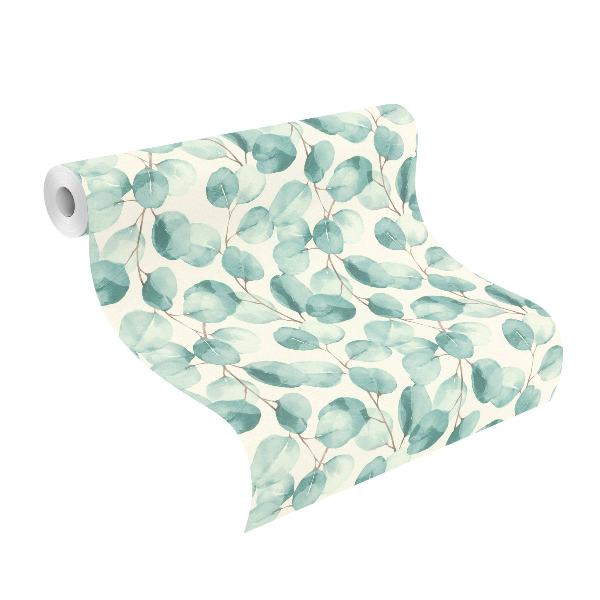 10-693805 Rolle abgerollt 1 Non-woven wallpaper in blue Selection vinyl/non-woven 693805