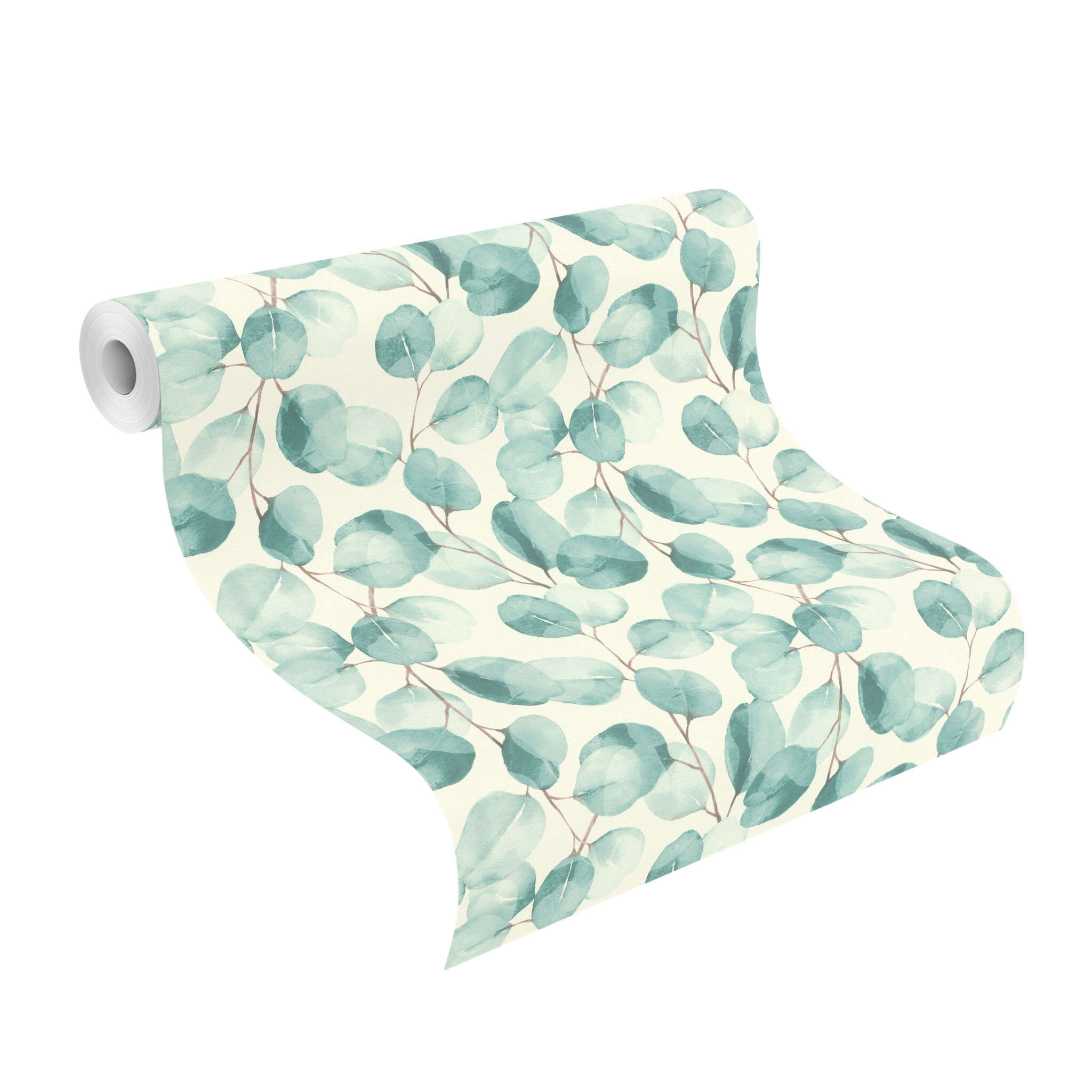 10-693805 Rolle abgerollt 1 Non-woven wallpaper in blue Selection vinyl/non-woven 693805