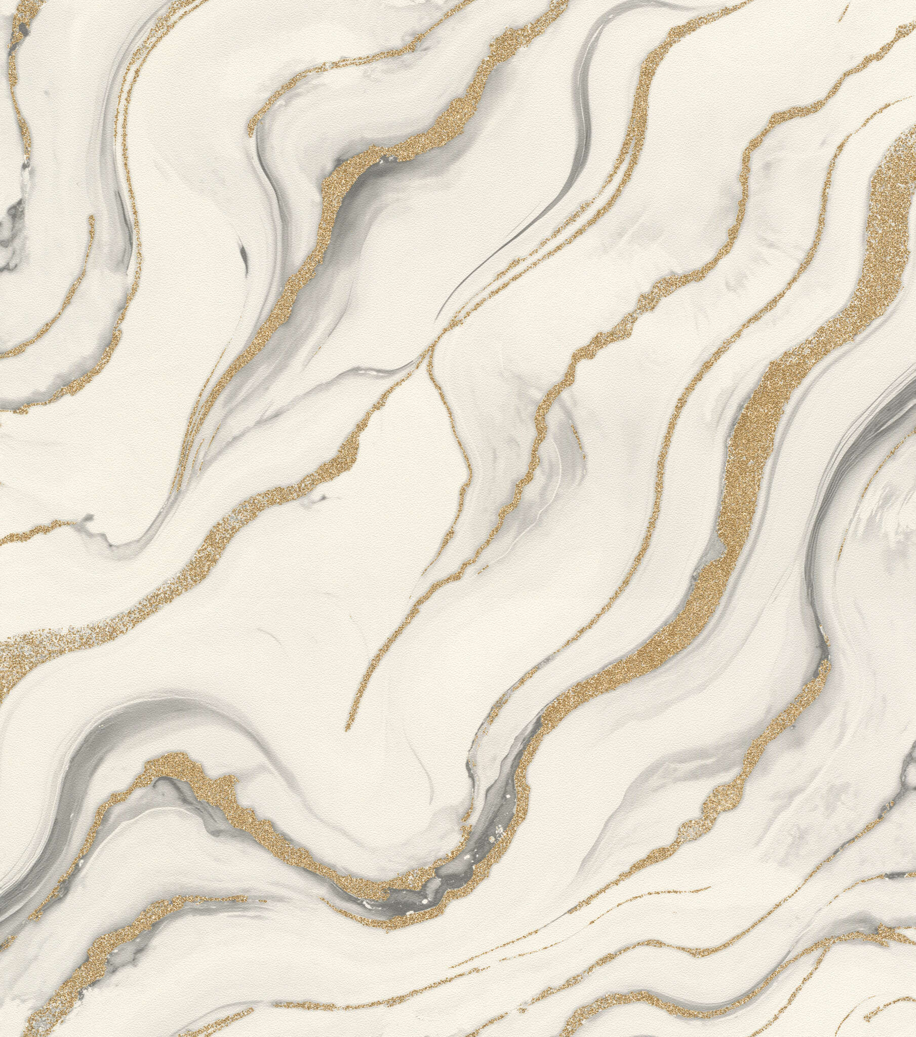 10-497618 Artikelscan 1 Marble-effect wallpaper in white - Factory VI Marmorea 497618