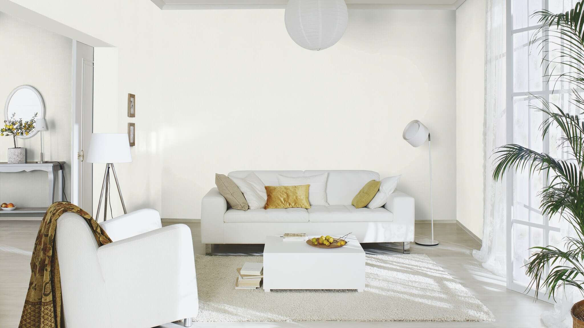 10-327601 Raumsituationen 2 Bauhaus wallpaper white paintable 327601