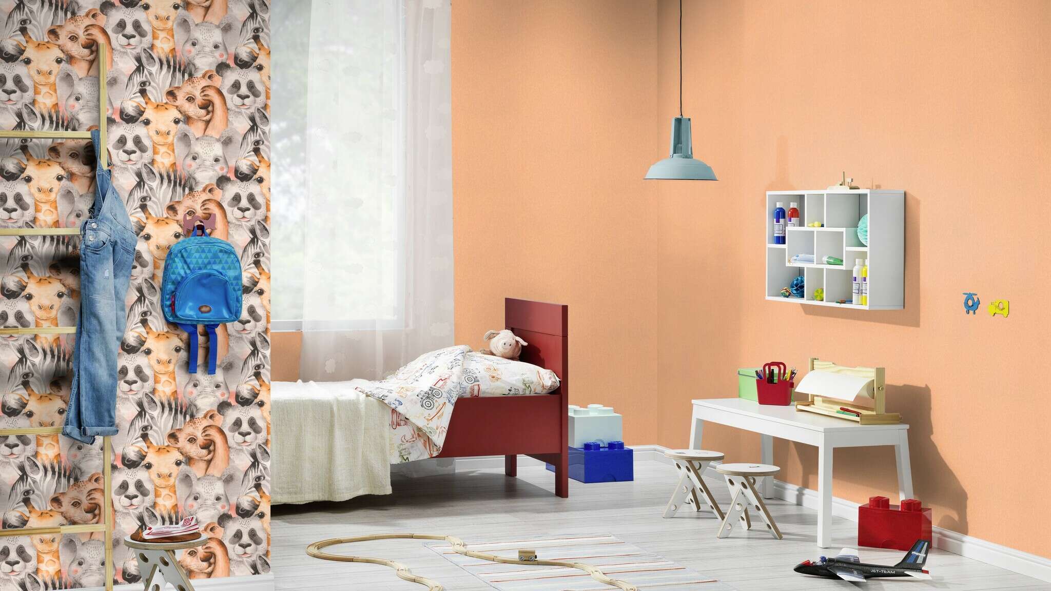 10-252521 Raumsituationen 3 Vliestapete mit Tieren - Bambino XIX 252521
