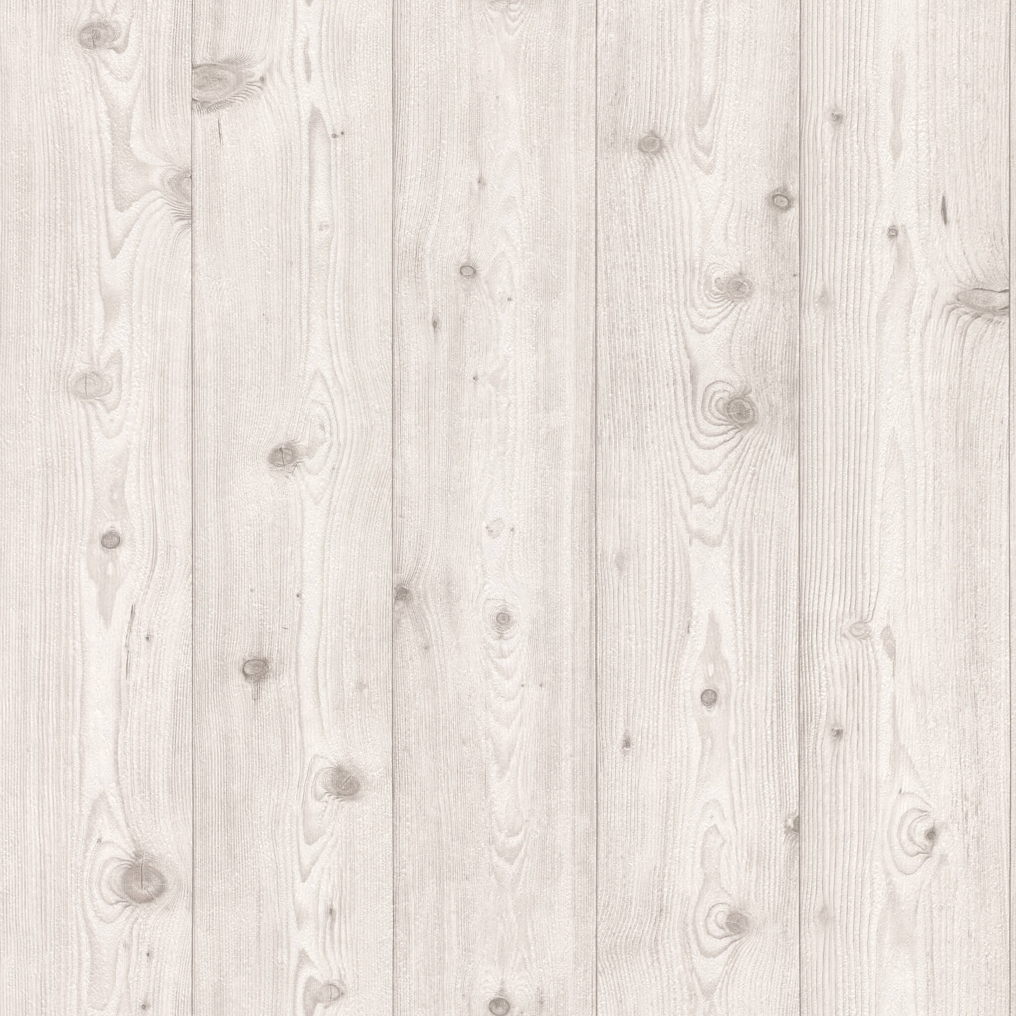 Tapete im skandinavischen Stil mit vertikaler Holzstruktur in Weiß und Grau Papier peint de style scandinave avec une texture bois verticale en blanc et gris
