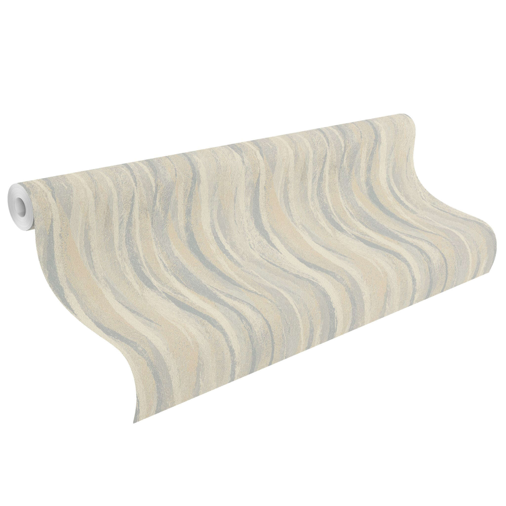 10-943788 Rolle abgerollt 1 Vliestapete in Beige Alghero 943788