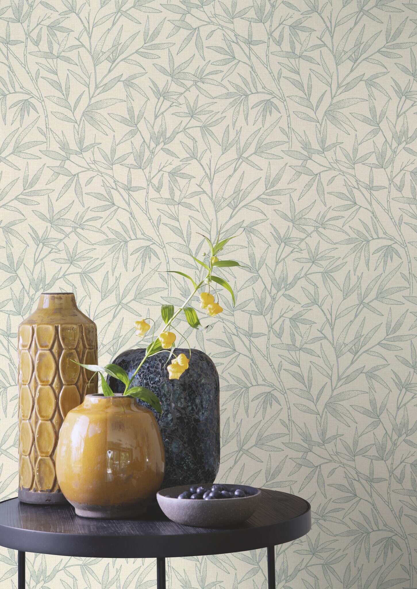 10-983104 Raumsituationen 3 Vliestapete in Blau-petrol Novella XL 983104