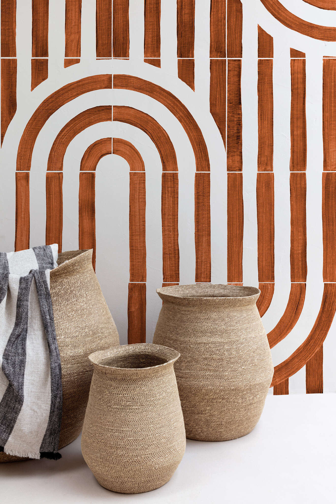 10-300163 Raumsituationen 2 Wall mural Palazzo in Orange | Roomblush - RB465
