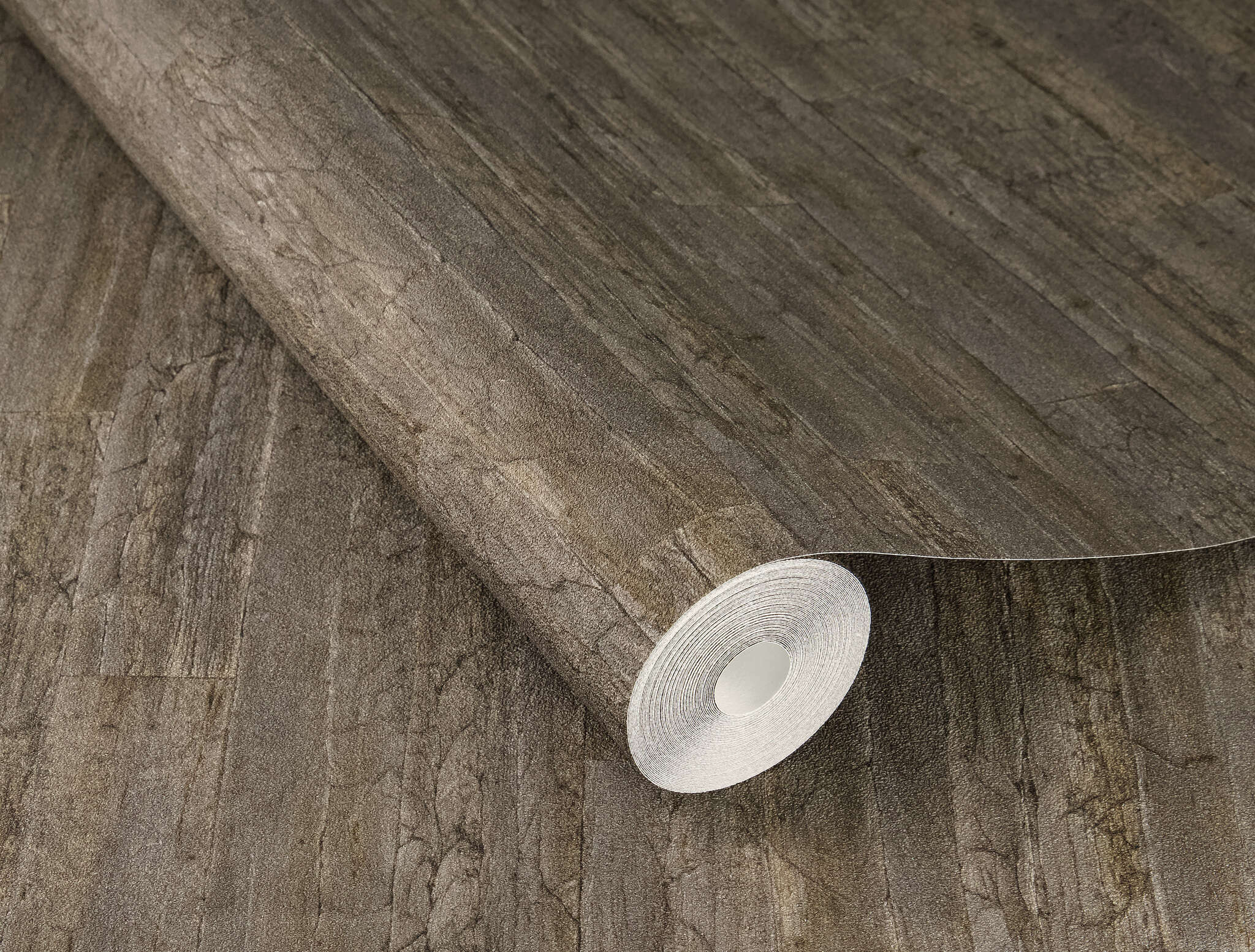 10-537055 Detailaufnahmen 1 Detailbild von Tapete mit Holzbalken und feiner Struktur