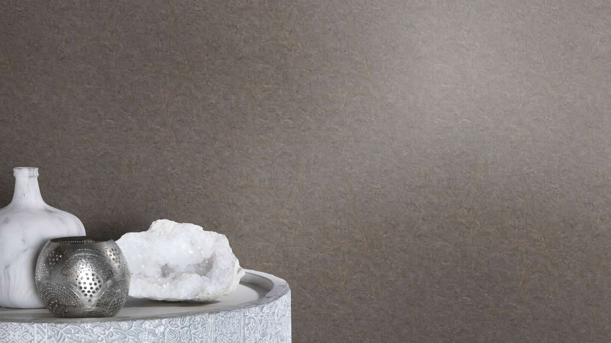 10-600971 Raumsituationen 1 Room with Wallpaper with a natural marble look