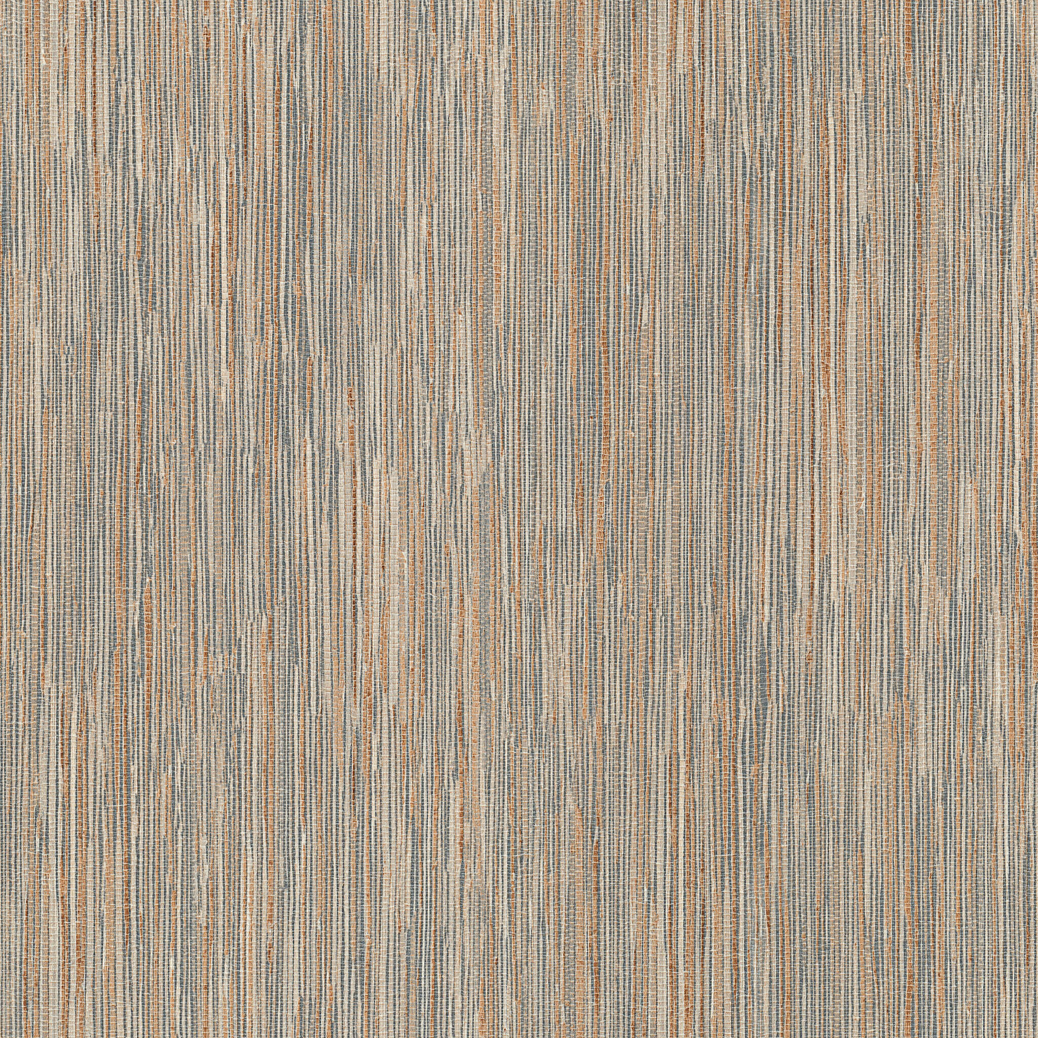 Vliestapete Webstruktur in Blau und Braun - Noble Zen Toki 435177