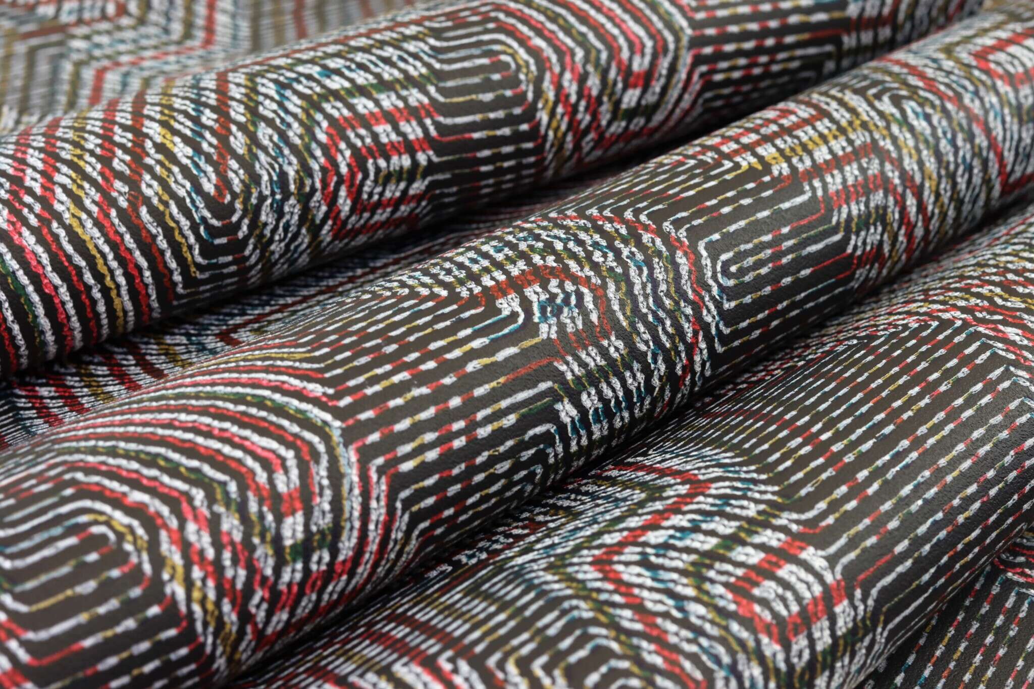 10-751925 Detailaufnahmen 3 Detailed image of Geometric textile pattern in ethnic style