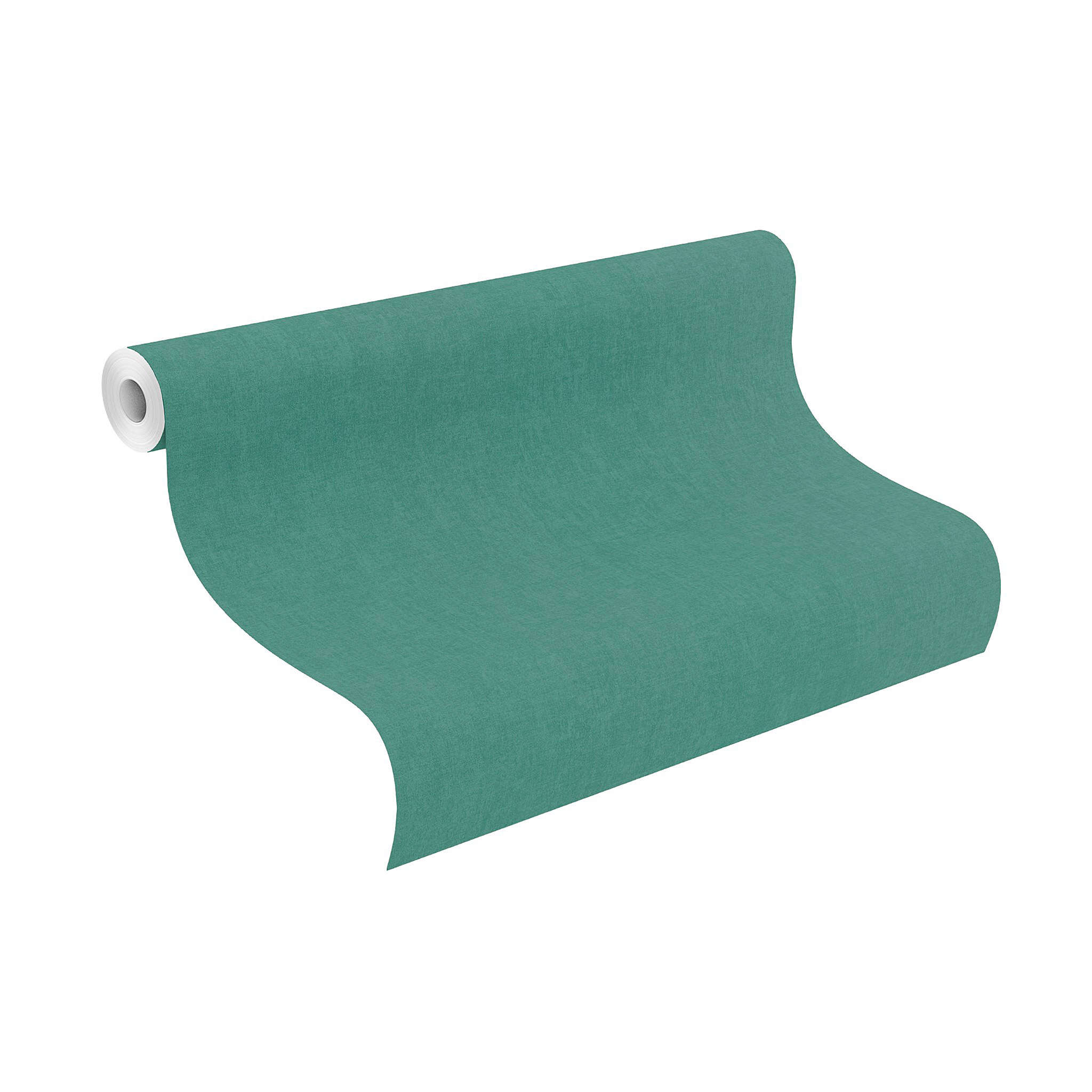 10-552713 Rolle abgerollt 1 Textiloptik Vliestapete in Grün 552713