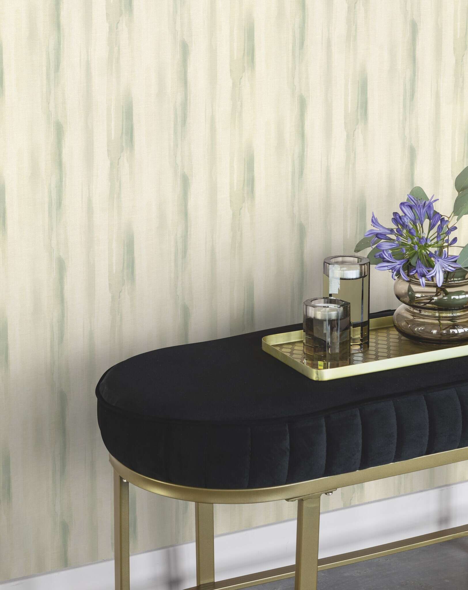 10-509335 Raumsituationen 4 Non-woven wallpaper in green Selection vinyl/non-woven 509335