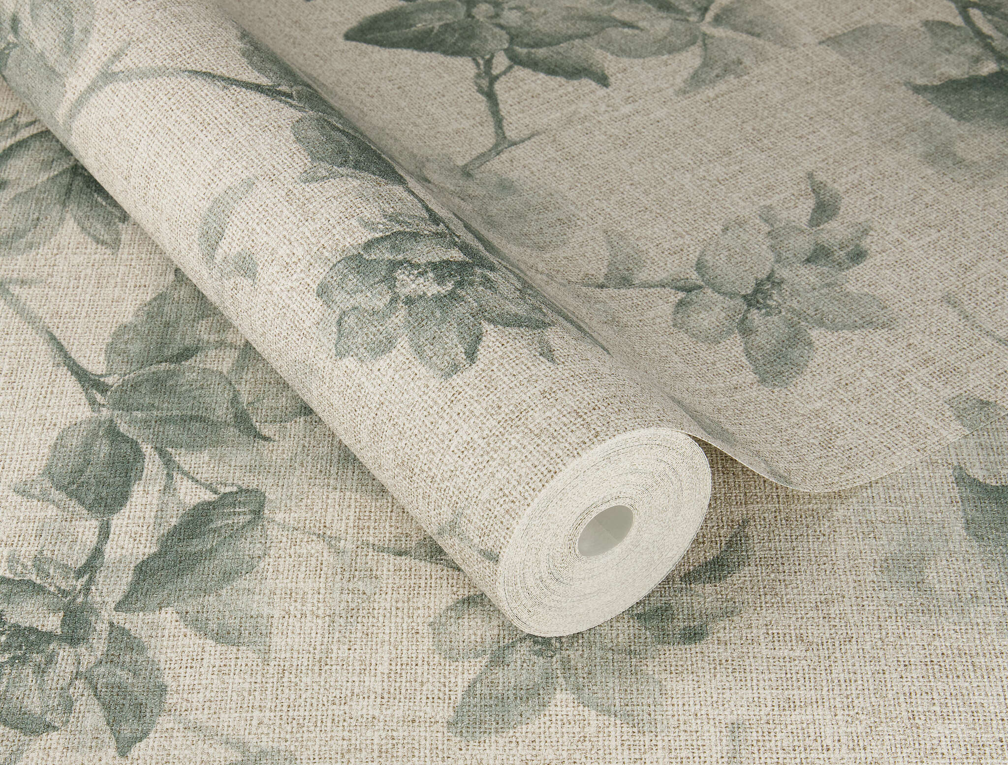 10-612936 Detailaufnahmen 1 Zweige Vliestapete in Grün Atelier Tissé 612936