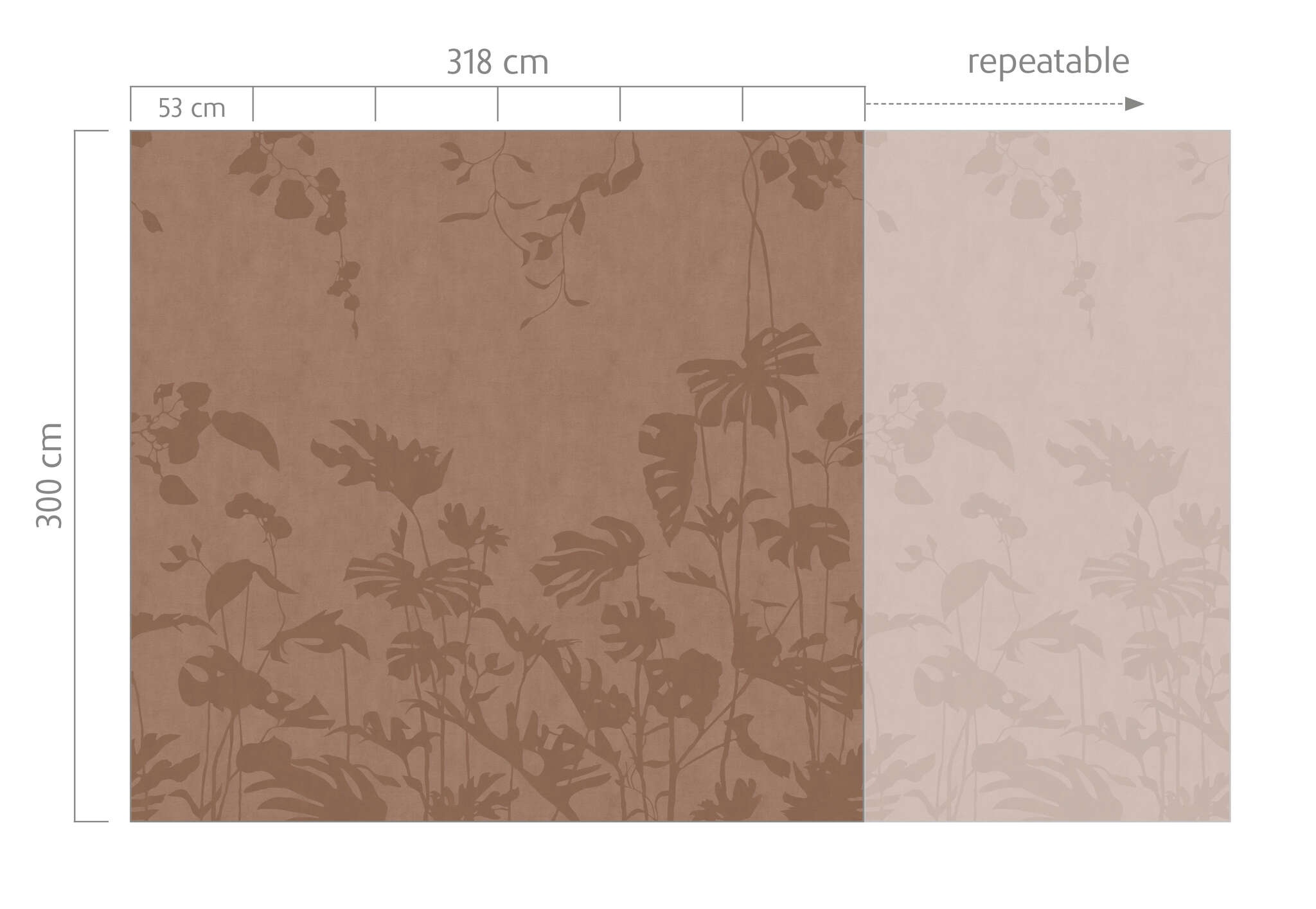 10-367850 Bildauschnitt 1 Non-woven wallpaper in brown mocha Schöner Wohnen 2 367850