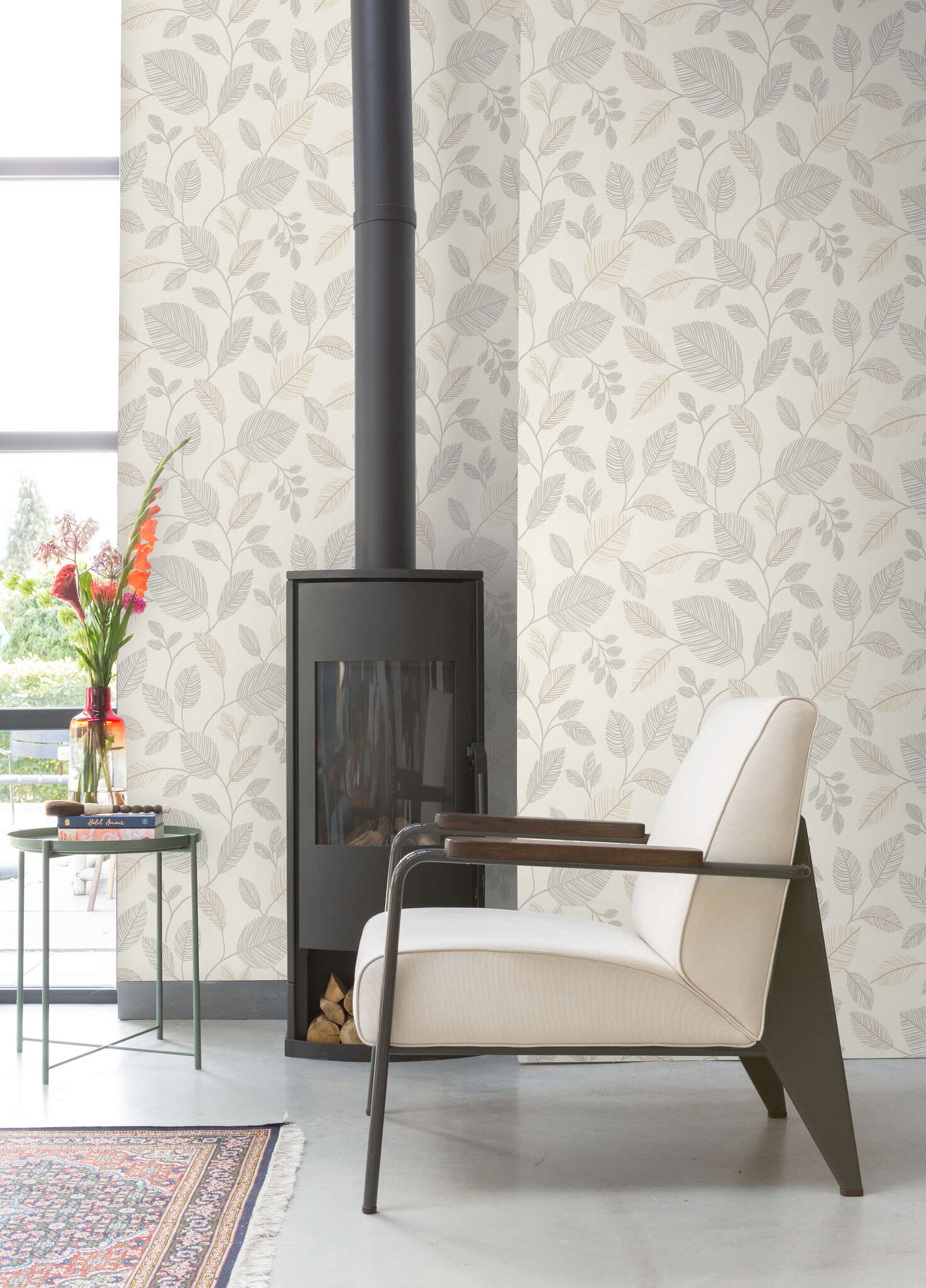 Vliestapete in Grau-taupe my moments 582741