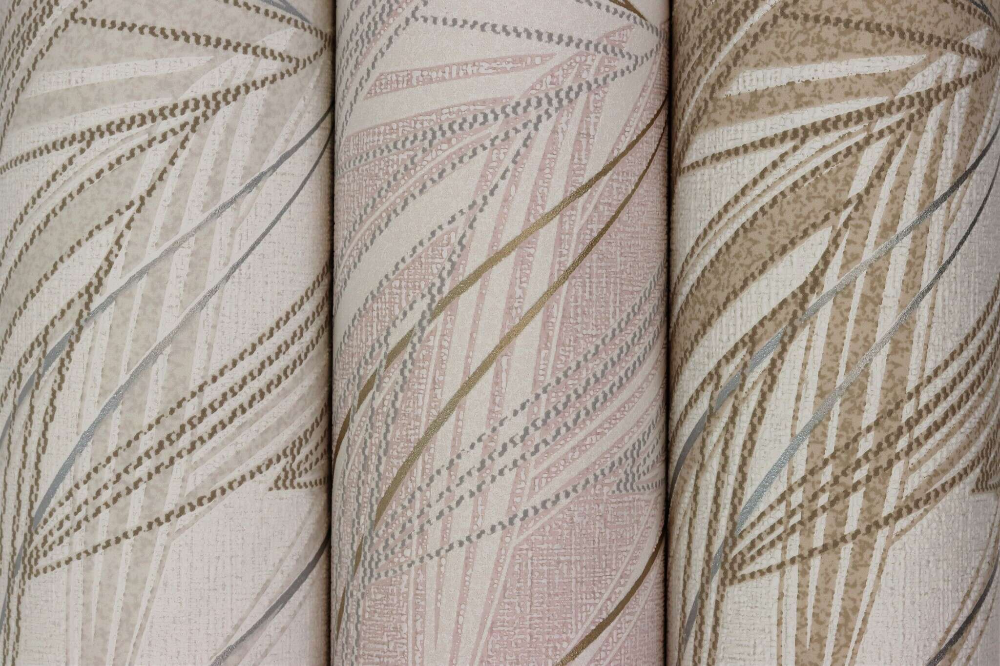 10-654028 Detailaufnahmen 6 Grass non-woven wallpaper in pink rose Welcome Home 654028