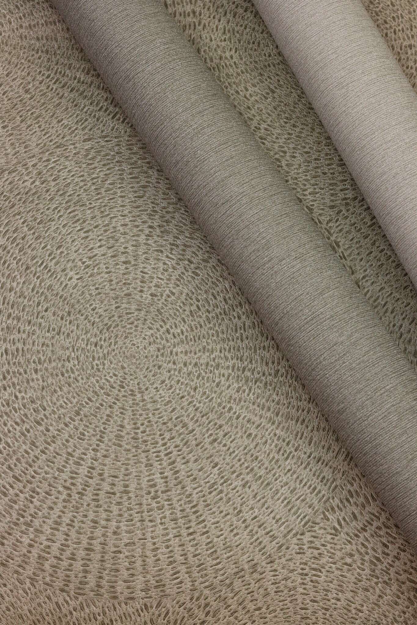 10-979398 Detailaufnahmen 5 Plain non-woven wallpaper in olive-olive green Wall Textures XL Vol. 3 979398
