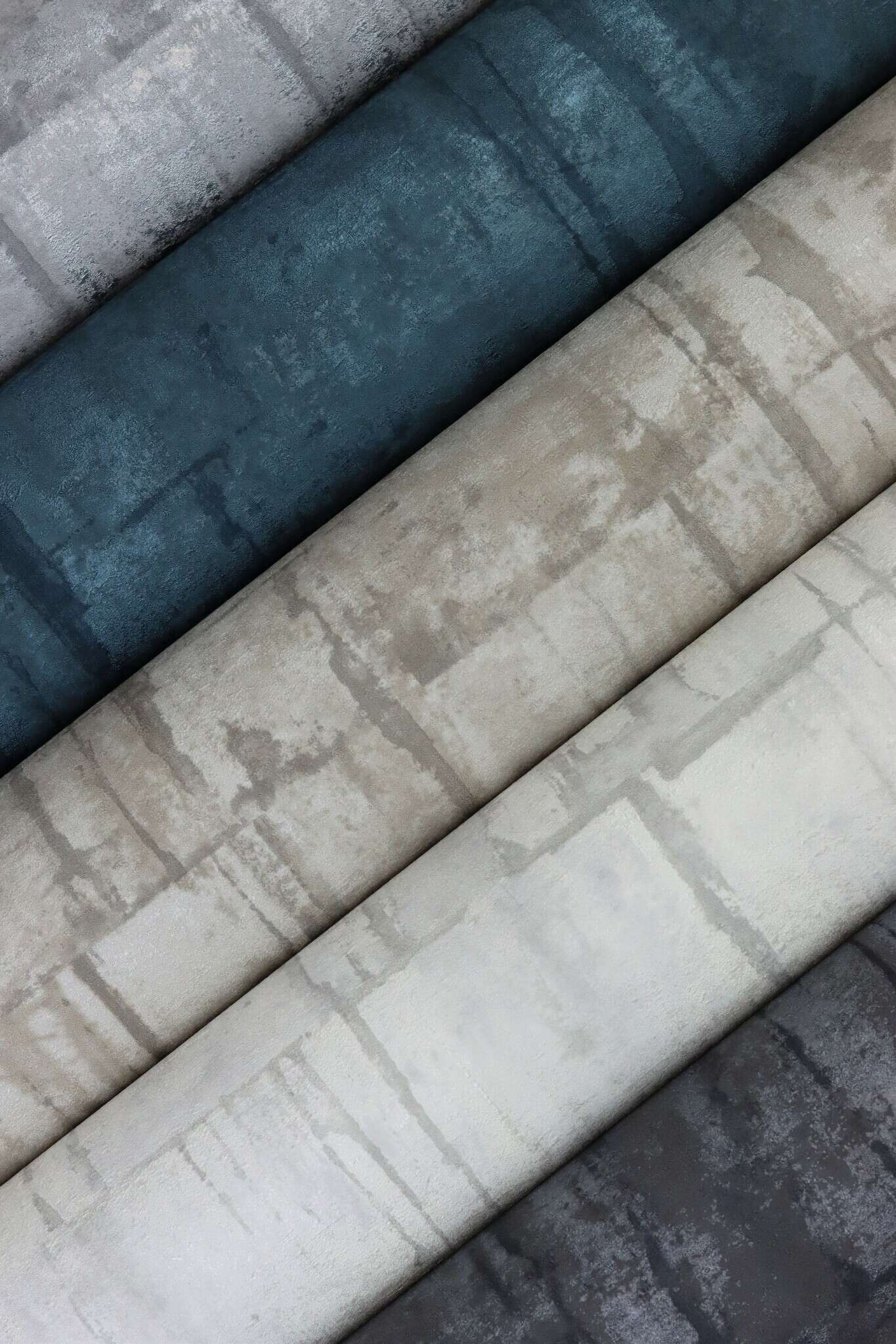 10-560336 Detailaufnahmen 4 Non-woven wallpaper in blue-petrol Selection 560336