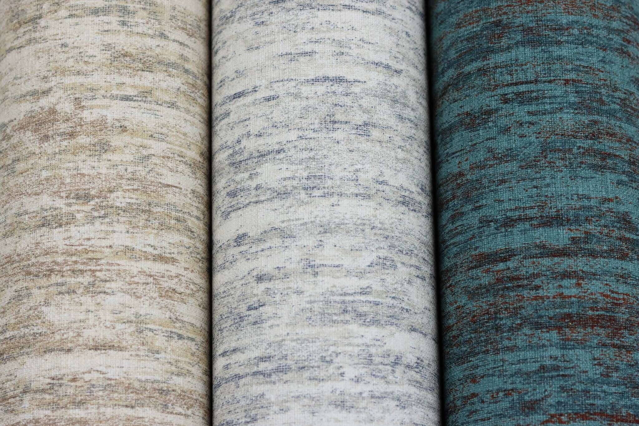 10-704235 Detailaufnahmen 3 Non-woven wallpaper in turquoise-dark turquoise Selection 704235