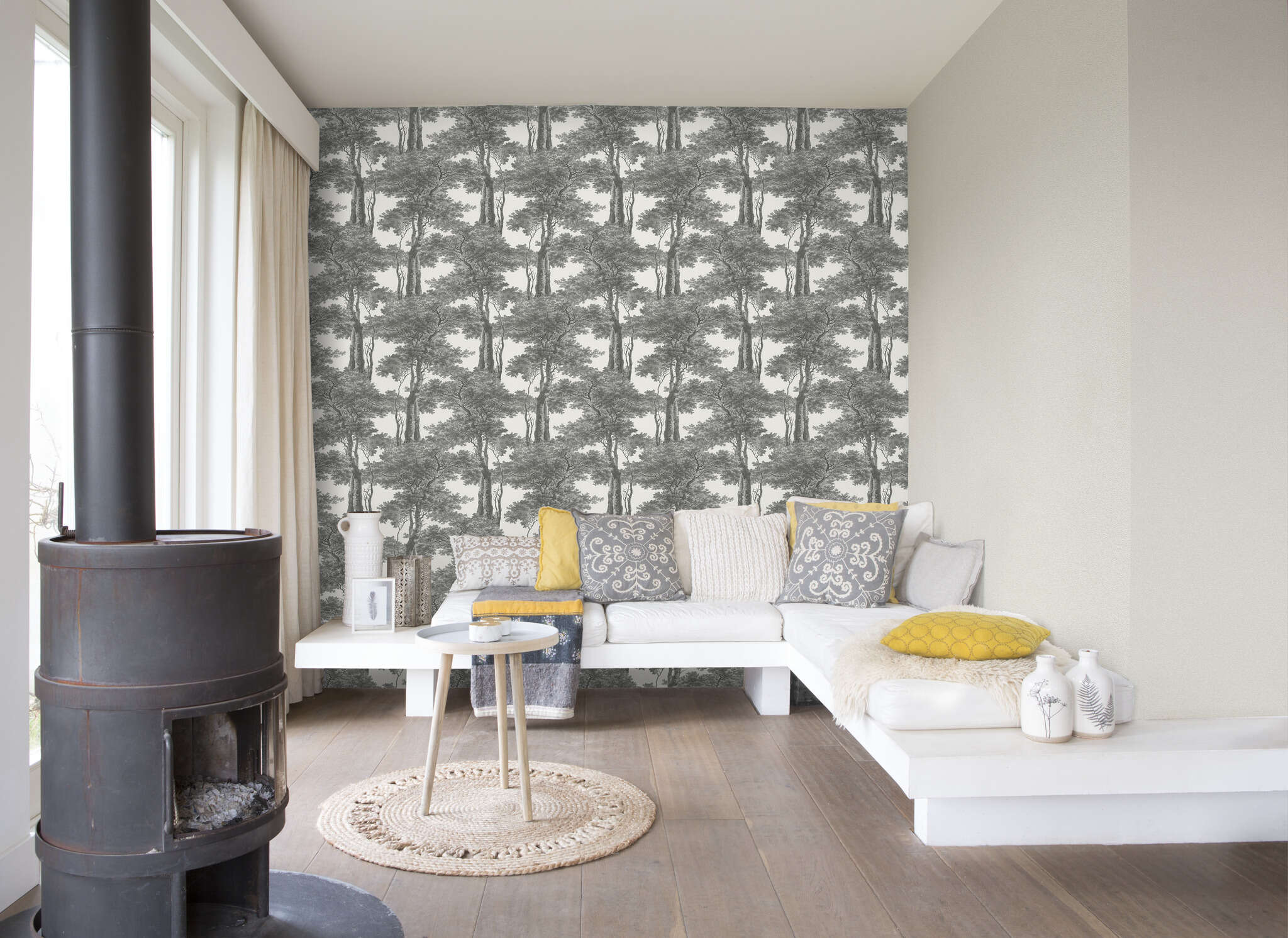 10-606638 Raumbilder 1 Non-woven wallpaper in white Selection vinyl/non-woven 606638