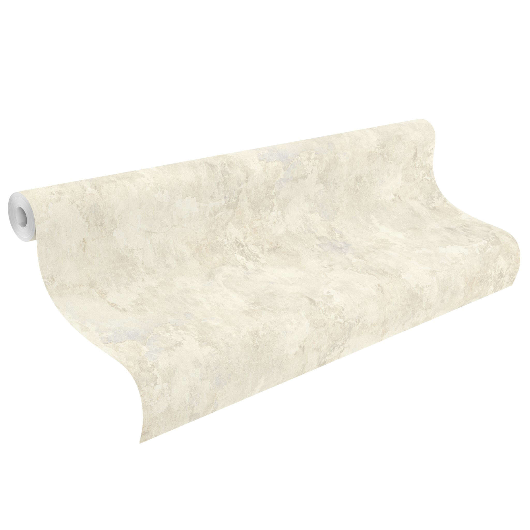 10-944037 Rolle abgerollt 1 Putzoptik Vliestapete in Beige Ancona 944037