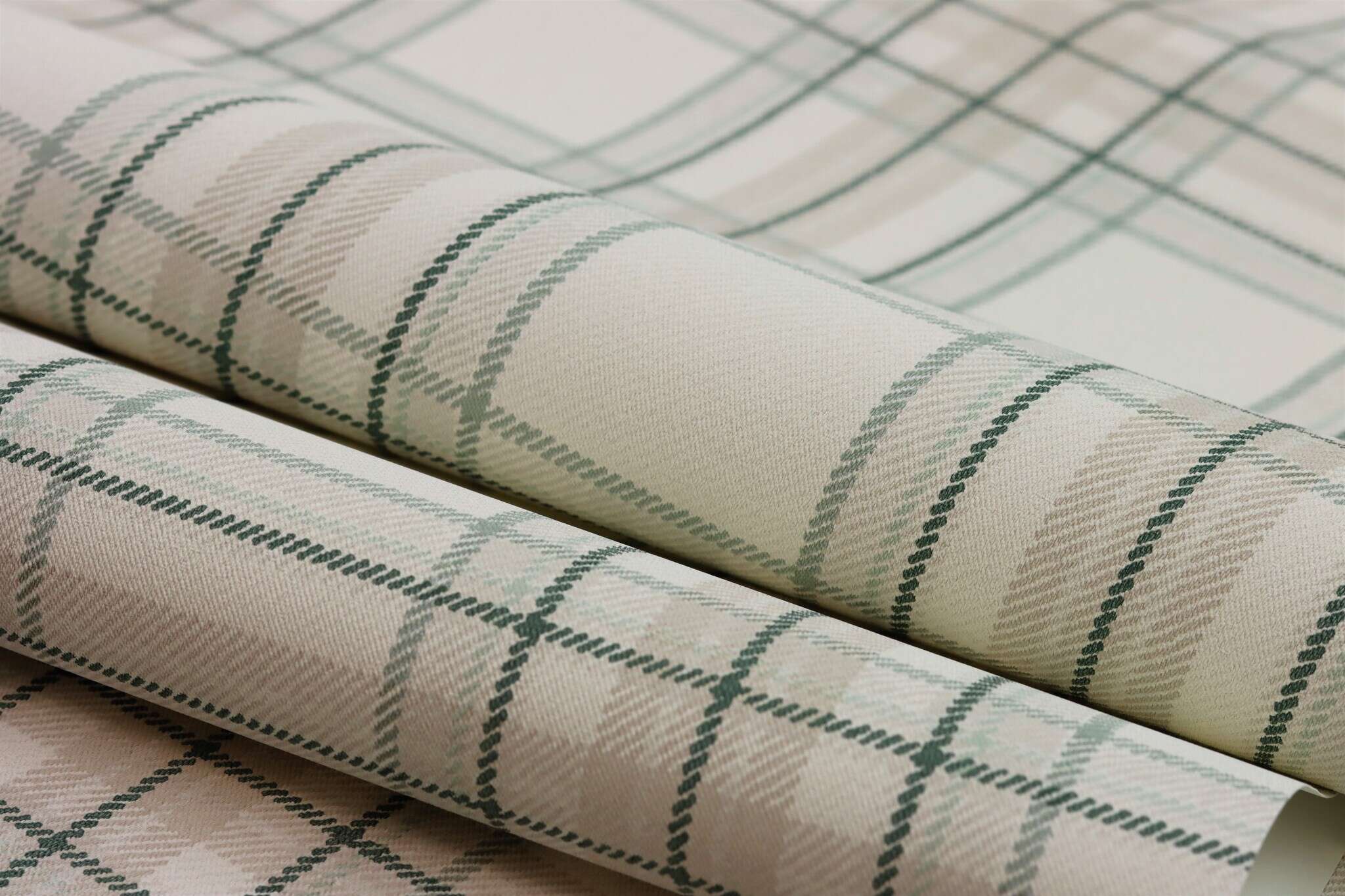 10-537437 Detailaufnahmen 6 Image détaillée de Papier peint à motif tartan