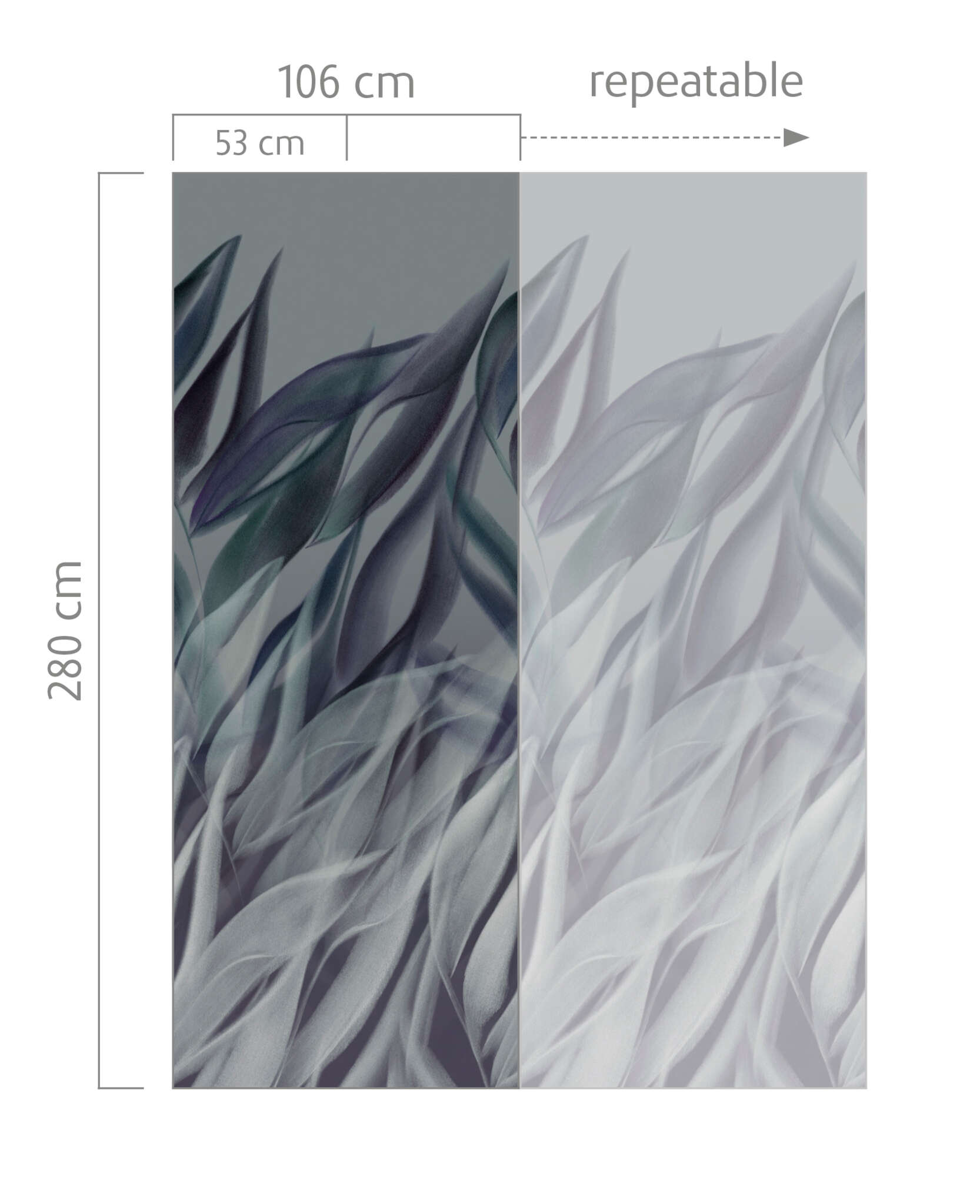 10-367782 Bildauschnitt 1 Non-woven wallpaper in blue-mint Incanto 367782