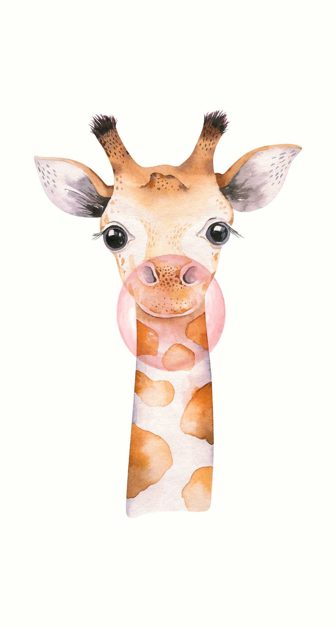 10-253306 Artikelscan 1 Bambino XIX Giraffe wall mural 253306