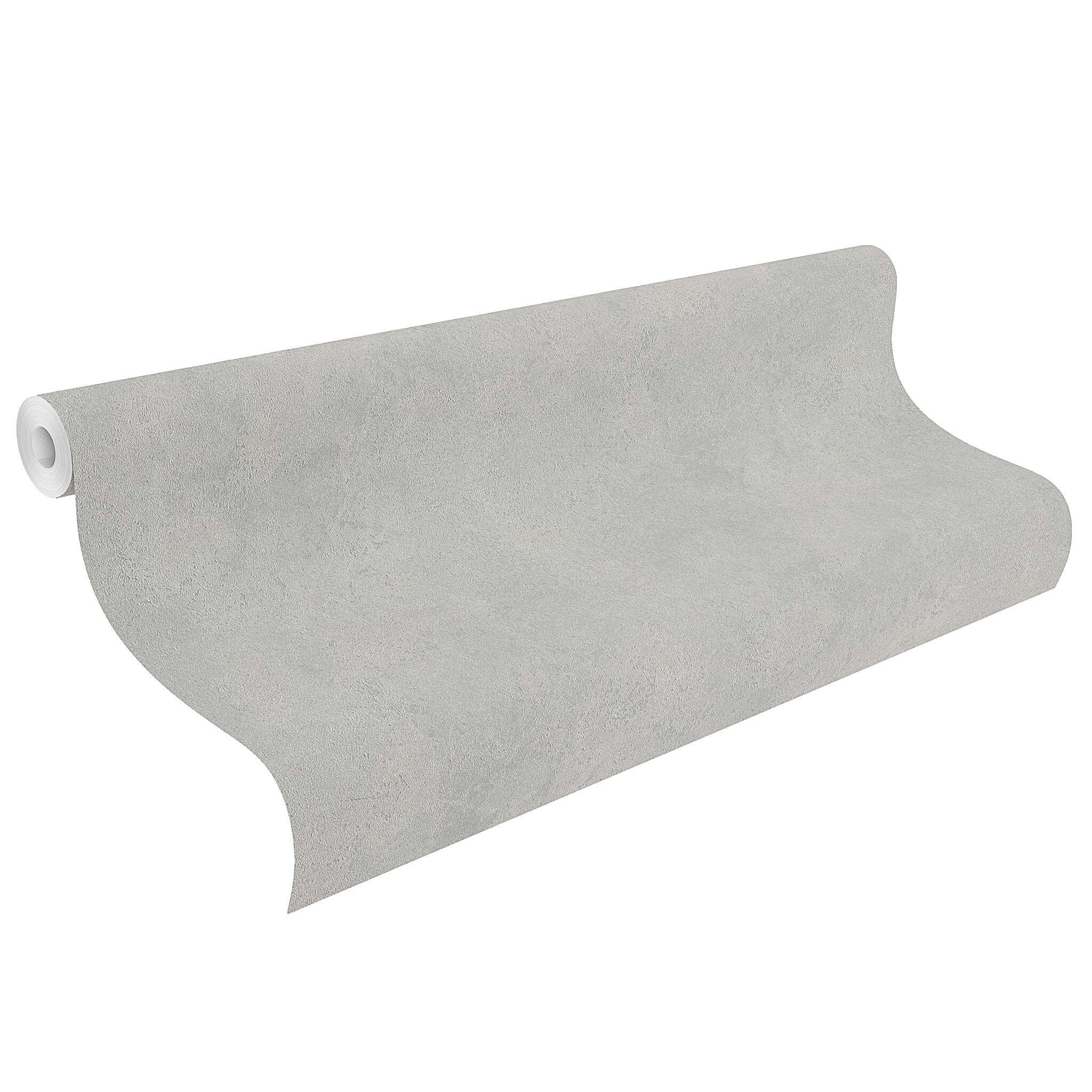 10-910582 Rolle abgerollt 1 Metal look non-woven wallpaper in gray-dark gray Selection double wide 910582