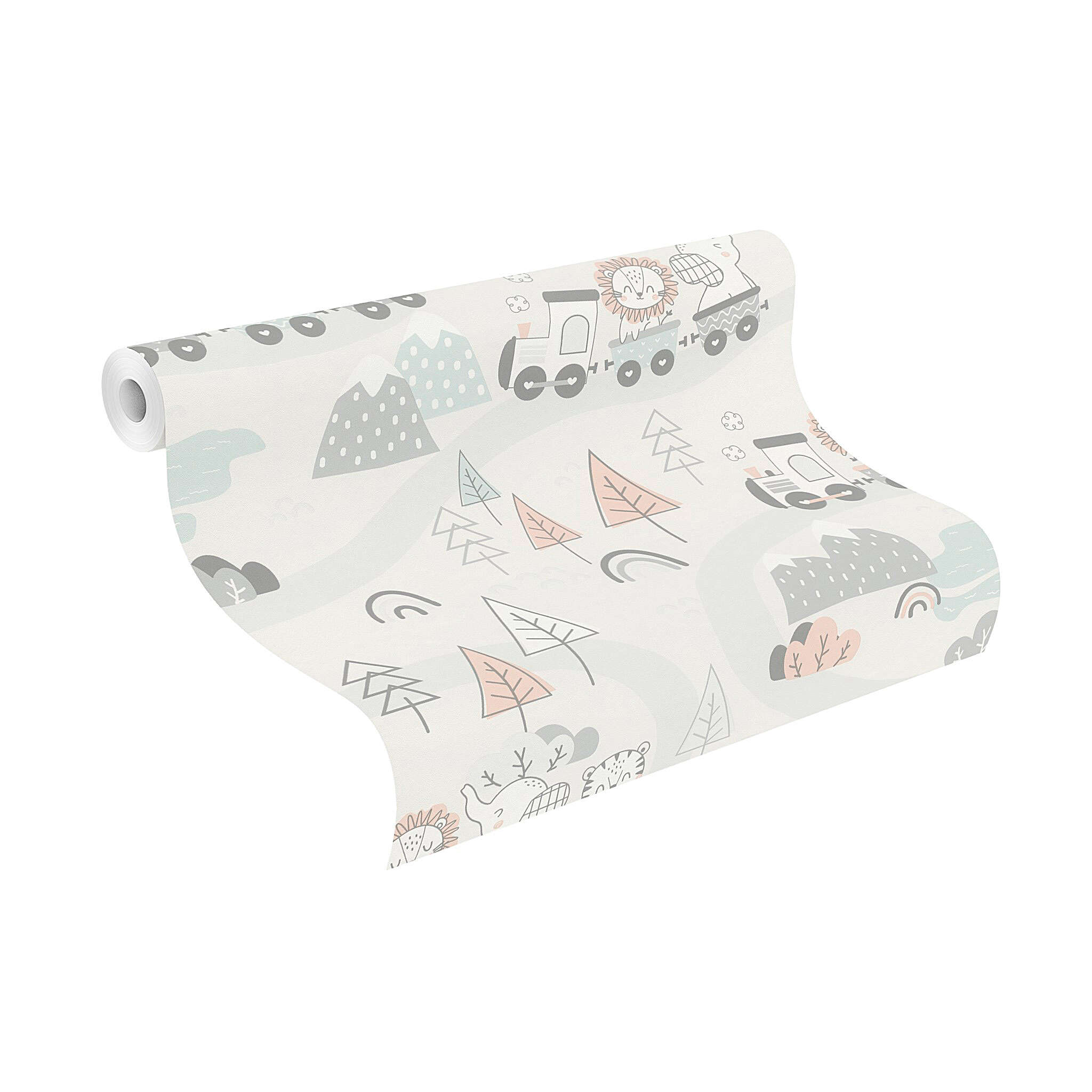 10-302332 Rolle abgerollt 1 Vliestapete in Beige Kids World II 302332