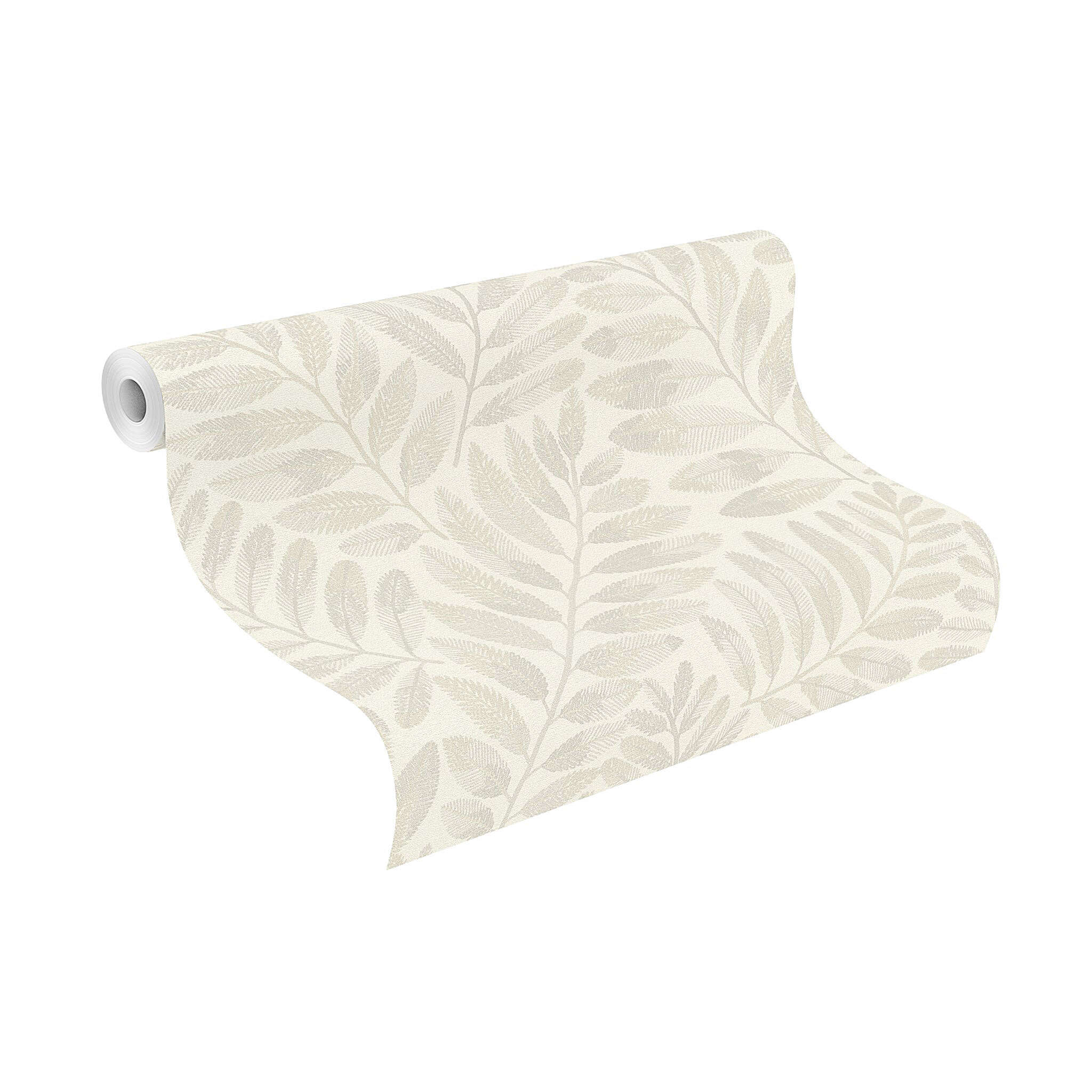 10-709537 Rolle abgerollt 1 Non-woven wallpaper in gray-sage Farmhouse 709537