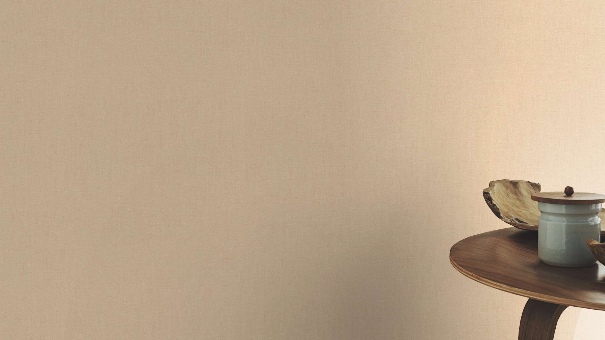 10-484779 Raumsituationen 1 Plain non-woven wallpaper in beige Florentine IV 484779