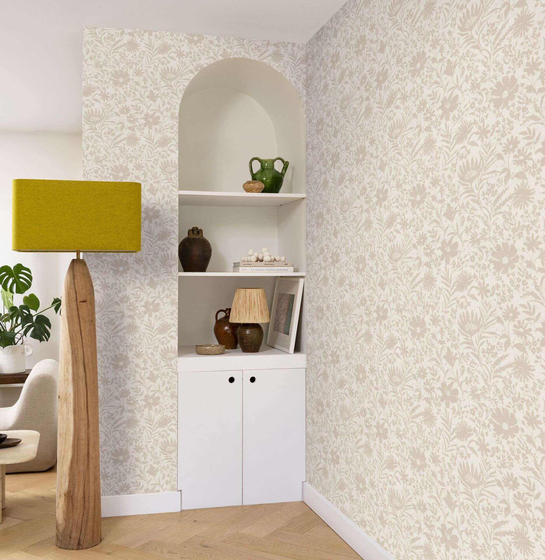 RASCH Vliesbehang 330403 Paraiso bloemen beige kopen! | HORNBACH