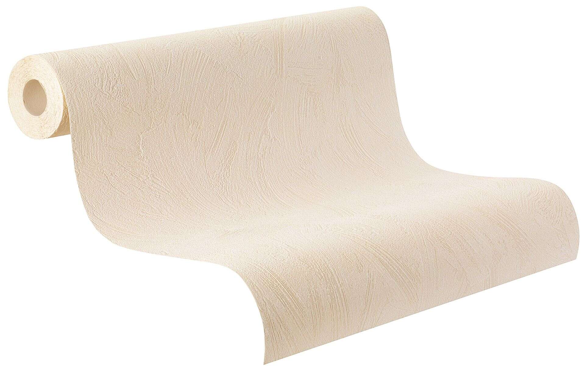 Vliestapete 483406 mit Putzoptik in Apricot | 10-483406